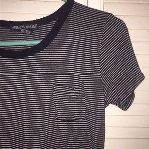 Black & white striped shirt